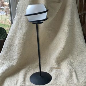 Partylite Spiral Candle Holder 12” Black Wrought Iron